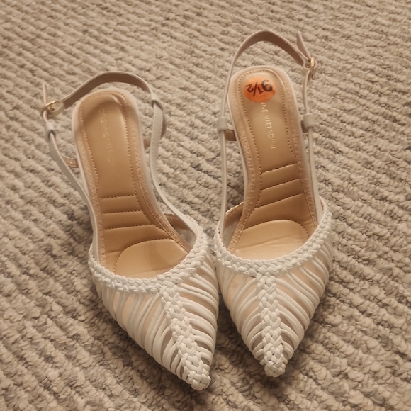 Adrienne Vittadini Shoes - ADRIENNE VITTADONI Parke Slingback Heels Size 9.5